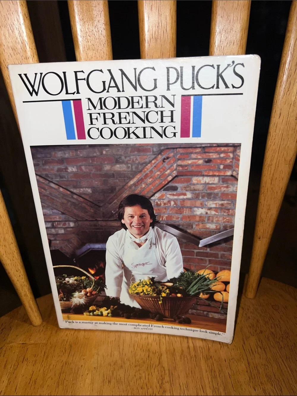 Vintage Wolfgang Puck Modern French Cooking Cookbook -  First Edition 1981